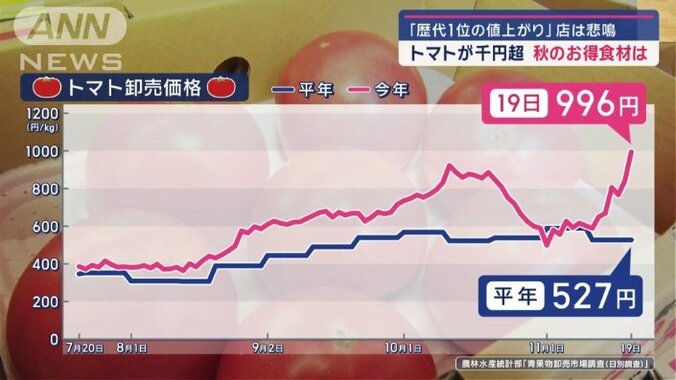 今月、再び急上昇