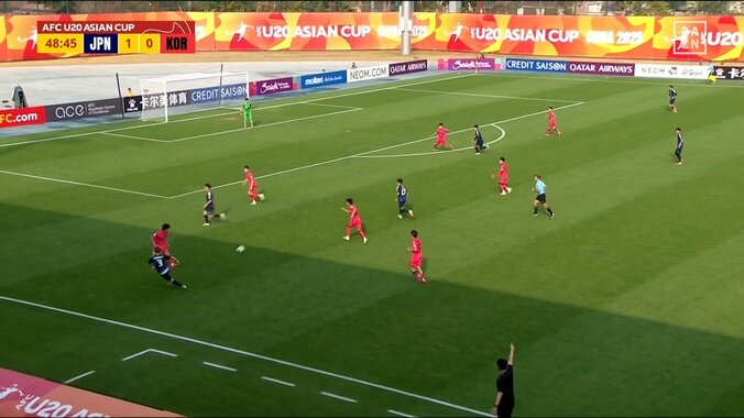 【映像】石井久継、圧巻突破でファウルを誘発した瞬間