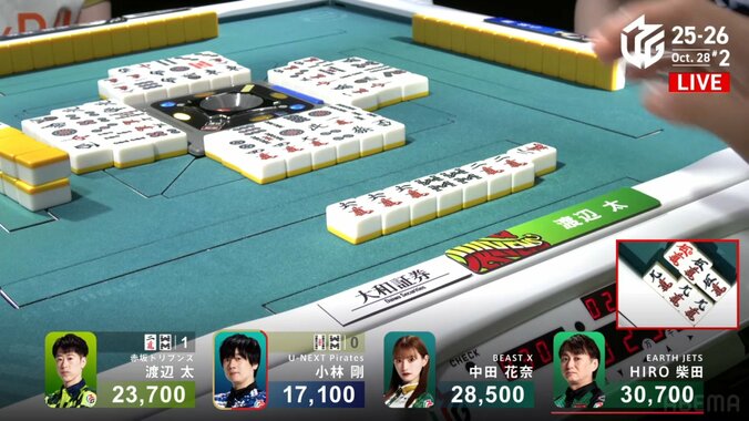 奇跡が起きた！渡辺太、会心の逆転ツモまでの一部始終