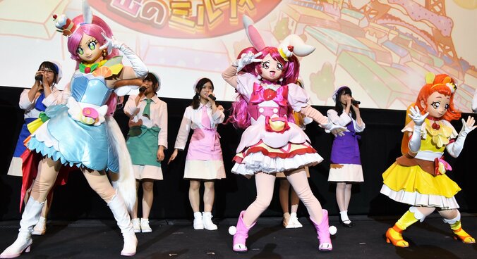 美山加恋、福原遥、水瀬いのりの想い出スイーツは？  『映画キラキラ☆プリキュアアラモード』舞台挨拶 4枚目