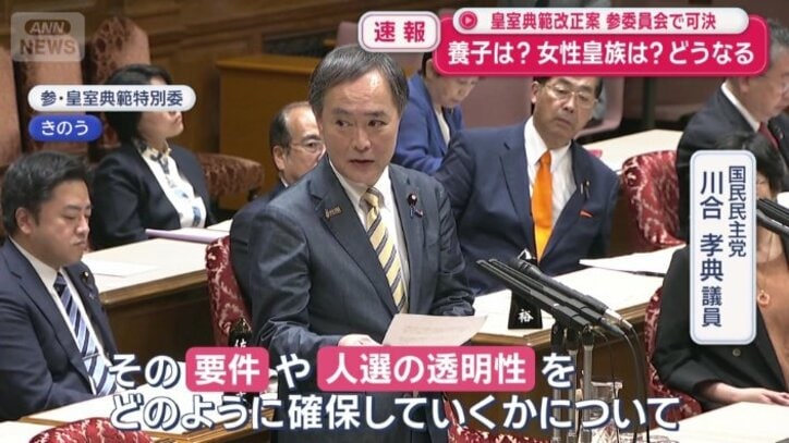国民民主党　川合孝典議員