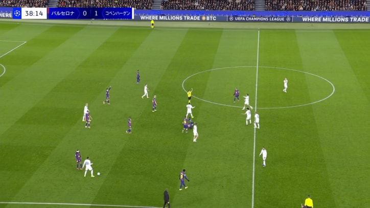 ファウル判定にコペンハーゲン側は抗議