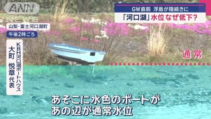 富士のふもとで異変