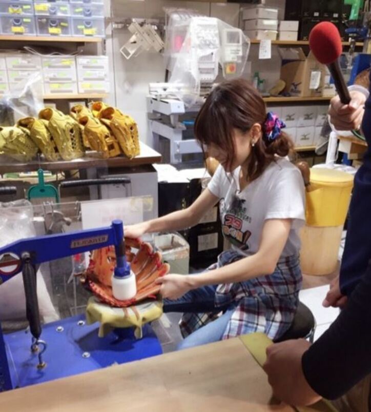 声優・立花理香、オーダーしたグラブを改良「あだああああああ！」