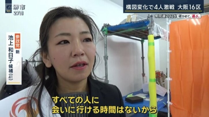 参政党・新　池上和日子候補