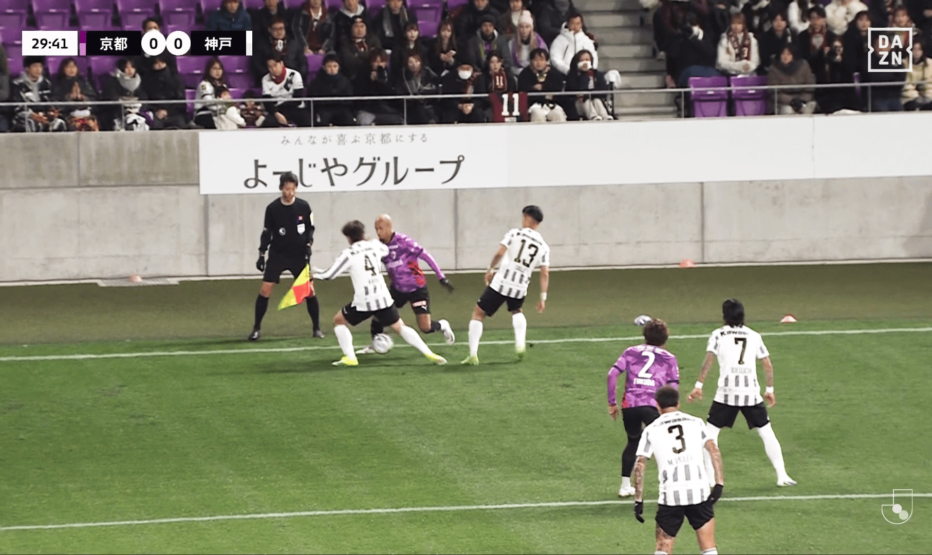 エラシコから股抜きの瞬間