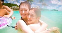 水着姿の男女のグラマラスな肉体美にほれぼれ「おしり！」「スタイル良！」峯岸みなみら大興奮