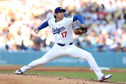 大谷翔平、5回87球を投げ今季最多の9奪三振！　11度目の登板で今季初となる勝利投手の権利を持って降板