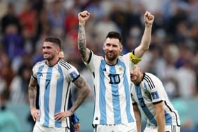 念願のW杯制覇へ…メッシ、決勝進出に歓喜「とても楽しんでいる」