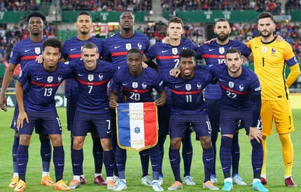 サッカーフランス代表　ホームユニフォーム　クンデ