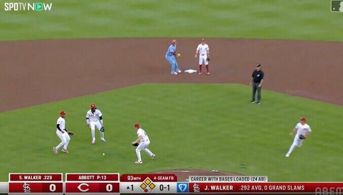 【写真・画像】ウソでしょ…？ 大谷翔平、珍しい打球でグラブを弾き飛ばす「なんで？」相手野手が捕れない“まさかの強襲ヒット”「速くないのに」　1枚目