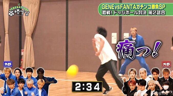 GENERATIONSが後輩・FANTASTICSとプライドを賭けた大人のドッジボール対決！まさかの乱闘も？ 5枚目
