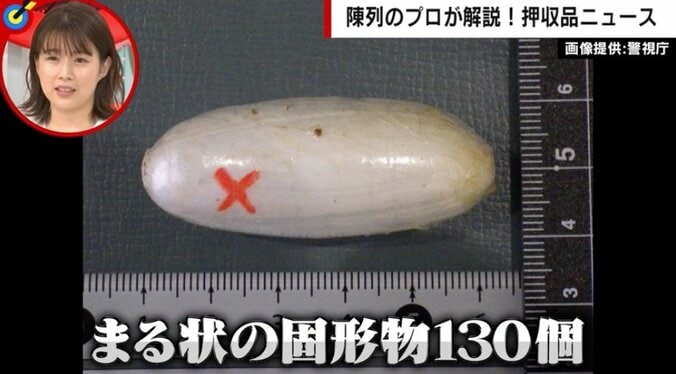 プロが絶賛！ 警察の「押収品陳列」 体内から出てきた“130個の固形物”に不正購入された乗車券がズラリ…「グラデーションがきれい」 1枚目