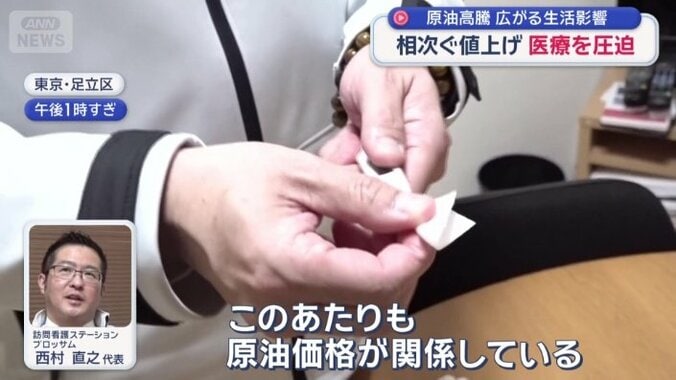 医療用手袋、アルコール綿が値上がりのリスク