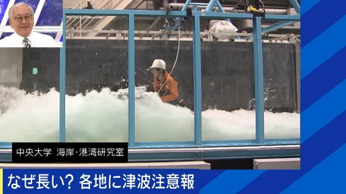 大人でもまるで耐えられない…津波30センチの威力