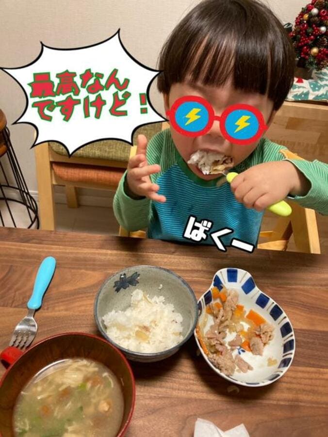  ニッチェ・江上、夫が息子に言い続けていたこと「美味しそうに食べてくれて嬉しい」  1枚目