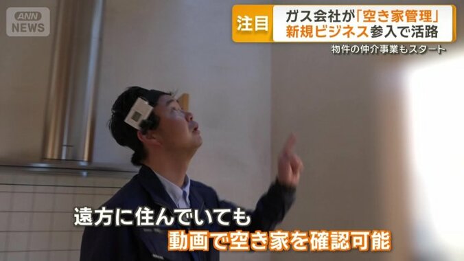 依頼者が遠くに住んでいても、動画で空き家の様子を確認できる