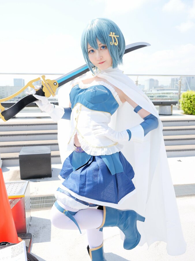 【写真・画像】『魔法少女まどか☆マギカ』さやかコスプレ9