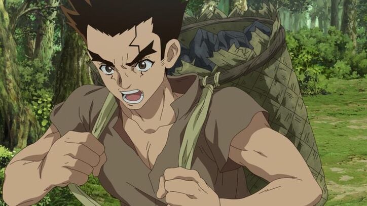 アニメ「Dr.STONE（ドクターストーン）」1期11話場面カット、大木大樹
