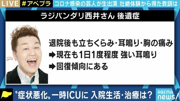 コロナ感染で一時ICUにも…ラジバンダリ西井「痛みのデパート」 冬を前に“重症化リスク”どう回避する