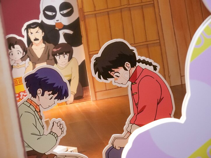 【写真・画像】乱馬＆あかねの名シーンを一緒に覗ける!?TVアニメ「らんま1/2」展レポート　11枚目