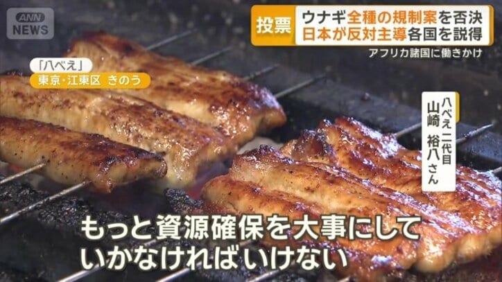 東京都内のウナギ店