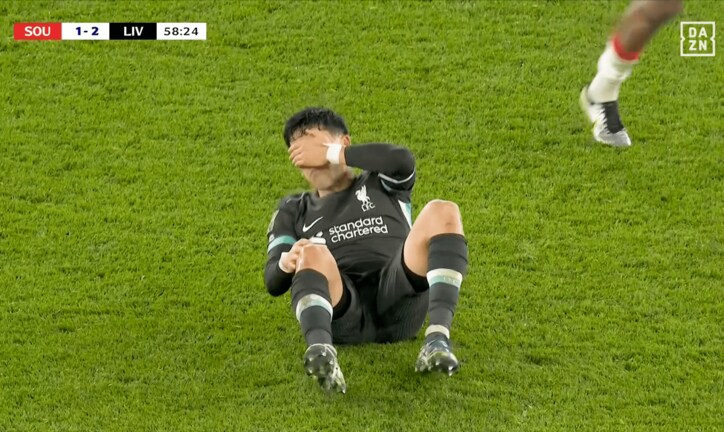 【写真・画像】強い！ 遠藤航、２人相手の“鬼キープ”炸裂！ リヴァプールをＣＬ６連勝に導く「さすが！」「最後に背負うのいいよな」　1枚目