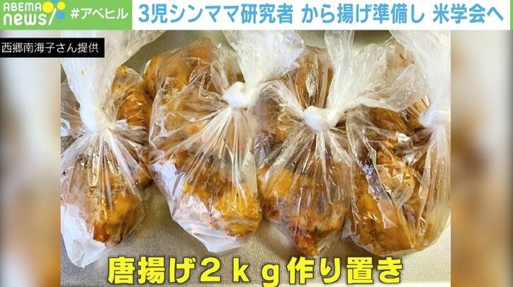 3児シンママ研究者 唐揚げ作り置きし海外の学会へ 「おんぶしながら修士論文」妊娠出産…研究職キャリアどう支援