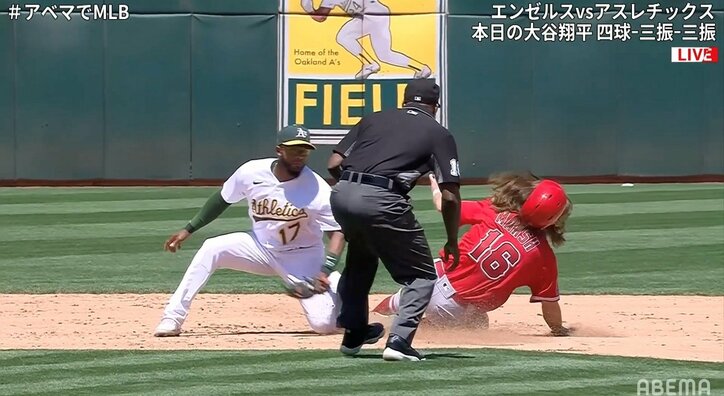 大谷翔平の同僚が盗塁失敗で「えっ！？」 チャレンジ成功も“相次ぐ”誤審に「流石にひどすぎる」「どうなったらアウトに」批判の声続出