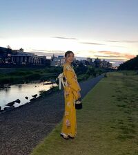 朝日奈央、金沢での“浴衣ショット”を披露し「素敵女子」「凜としてます」と反響