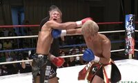 【映像】衝撃の右カウンターでタオル投入のTKO決着