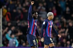 リーガ初得点はクラシコ勝利へ導く劇的逆転弾！　バルサMFケシエ「言葉では表現できないほど…」