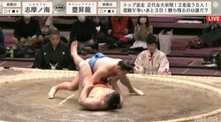 「ドルジもにっこり」豊昇龍、見事な足技に館内どよめき 取組後に見せた優しさに反響も