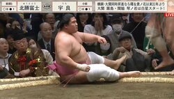 負け方にも華がある！業師・宇良、キレッキレの空中一回転でアクロバティックに魅せ「宇良ちゃん飛ぶねー」「ほんま面白い力士」
