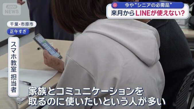 「LINEは（シニア層に）非常に人気」