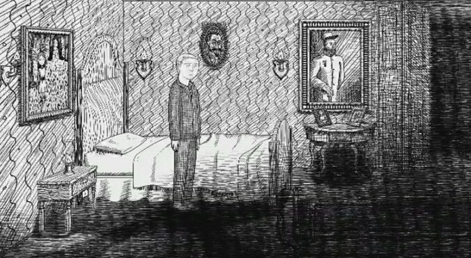 鉛筆画で紡がれる悪夢！精神病で苦しんだ実体験を基にしたダウナーなホラーゲーム 3枚目