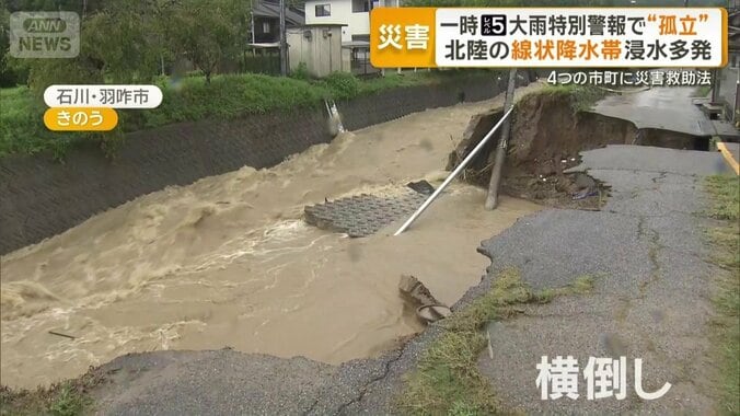 石川・羽咋市を流れる飯山川