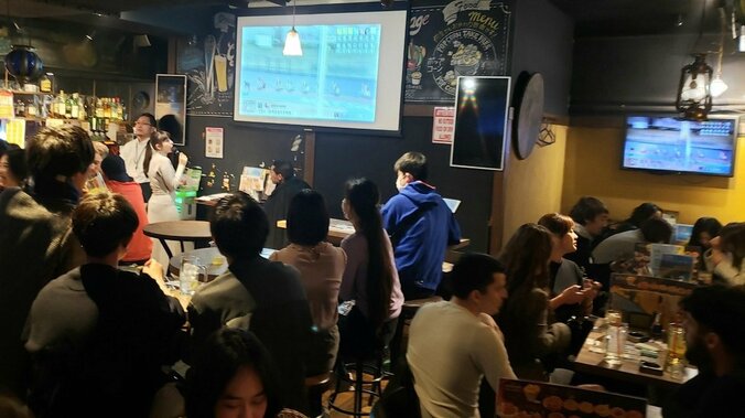 渋谷で「ケイリン酒場」が開催　外国人、初心者カップルたちも「ブラボー！」 1枚目