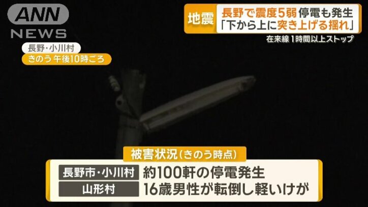 停電は街中でも