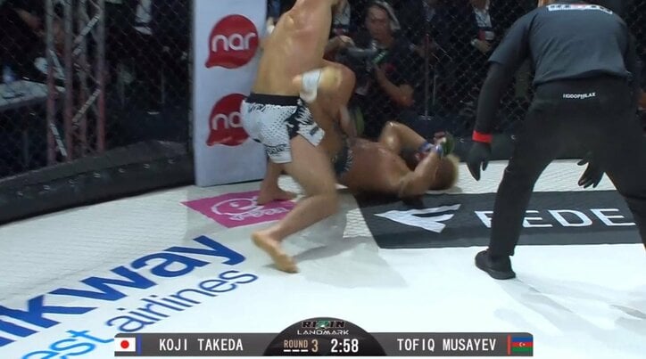 【全試合 結果速報】RIZIN LANDMARK7(ライジンランドマーク7)in Azerbaijan 鈴木千裕、王者ケラモフを下からのラッシュで衝撃失神KO!