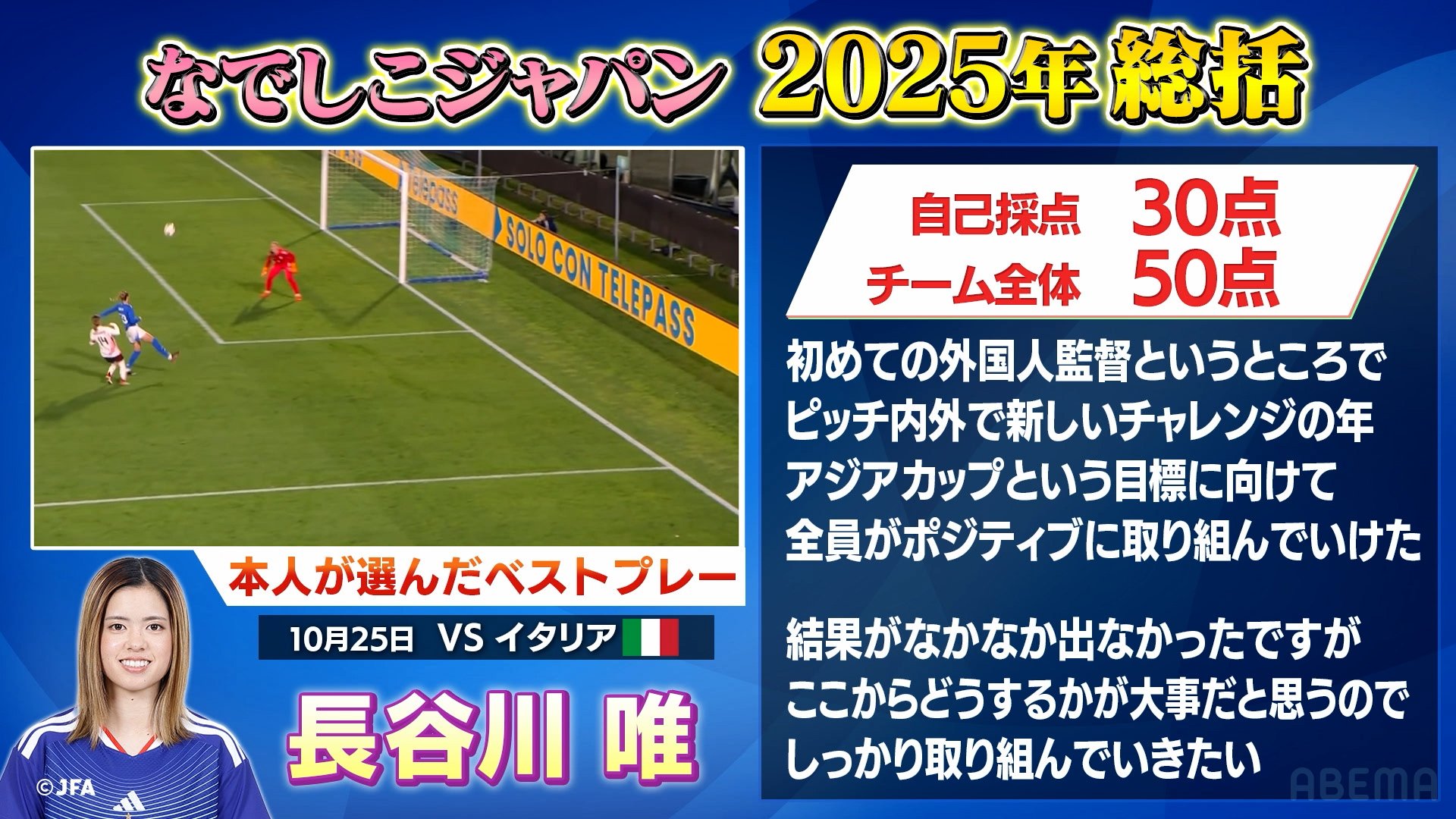 長谷川唯の2025年総括