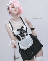 ロシア人コスプレイヤー・Shirogane-samaが「リゼロ」ラムに変身！「Sooooo cute」と海外ファン大興奮