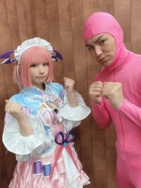 "コスプレ格差"がすごい！ えなこ、全身タイツ姿の狩野英孝との2ショットに注目集まる
