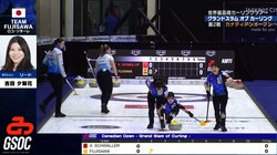 動きがかわいい…鈴木夕湖の“パタパタ”サイン？フルスイープで中央ビタ止め！ロコ・ソラーレのチームワークに注目