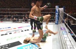 無許可出場の現役フジ社員、観客煽るも…衝撃KO負け 元K-1王者“戦慄の左ハイ”に沈む