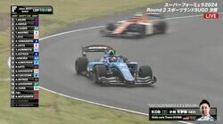 「えげつない速さ」「もう8位」小林可夢偉が驚異のごぼう抜き　雨と霧で光った“神業”…異次元オーバーテイクの瞬間