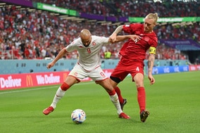 ［W杯マッチ06］“赤の堅守対決”は決め手を欠く展開に　デンマークとチュニジアの勝ち点「1」には大きな意味の違いが
