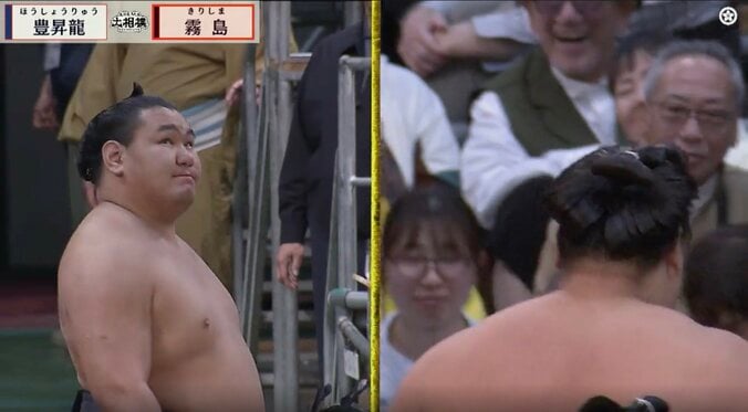 横綱・豊昇龍、“憮然”たる表情　一礼直後に花道で…霧島と対照的な背中、天を仰ぎ「ああ…首を捻りました」実況も思わず伝える 2枚目