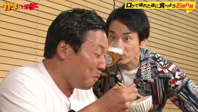 かまいたち濱家、料理が好きすぎて自分の手料理を美味しそうに食べる山内をアテにビールがぶ飲み「食べて食べて！」 4枚目