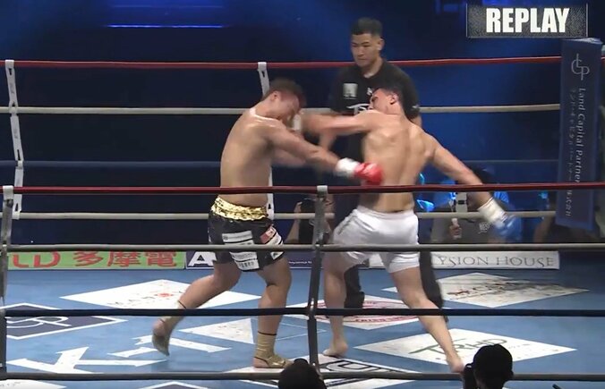 高速バックブローKO